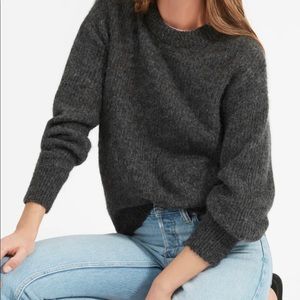 NWOTA Oversized Alpaca Crew, Burgundy